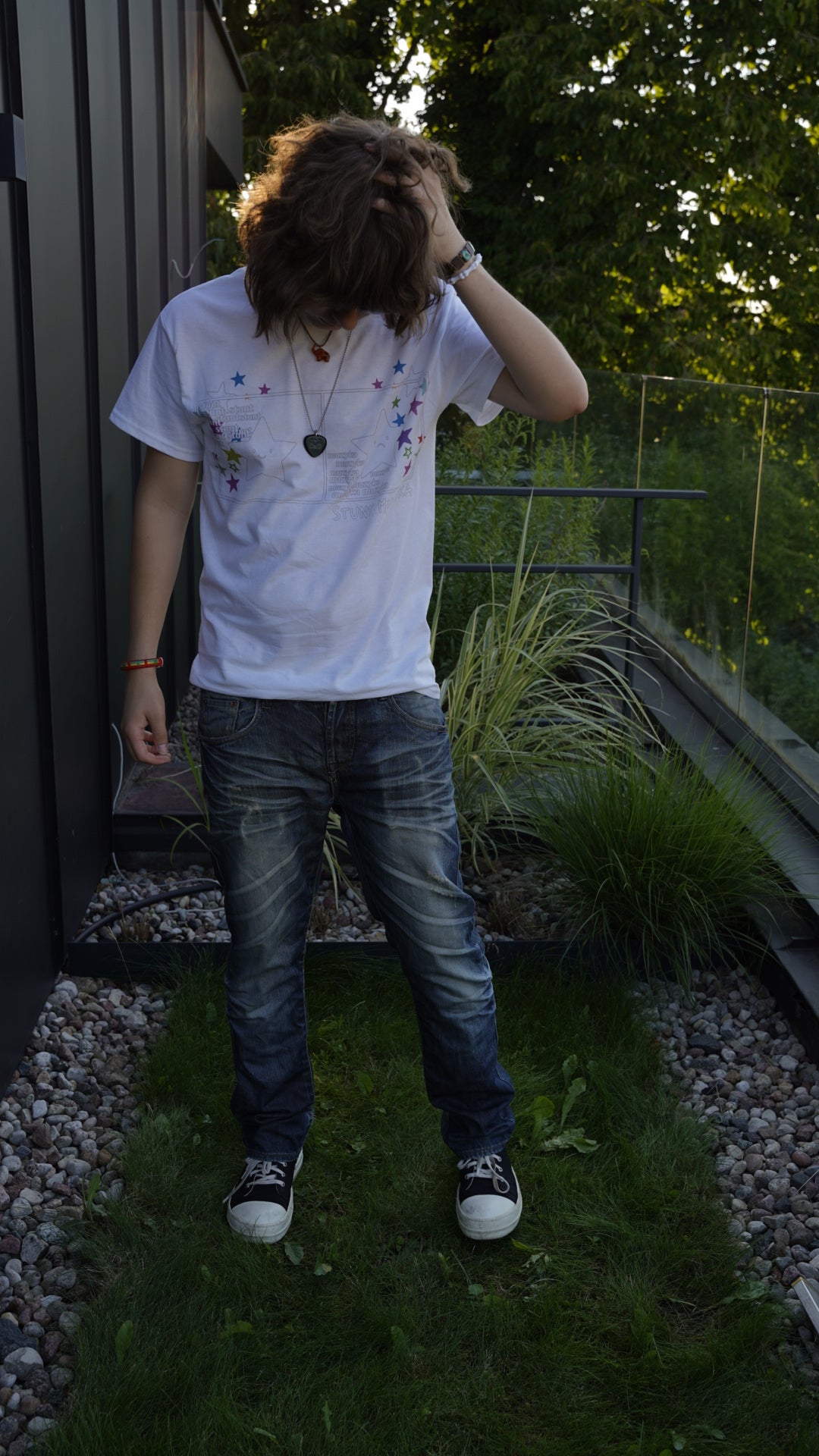 Stunt Muzyka White Tee